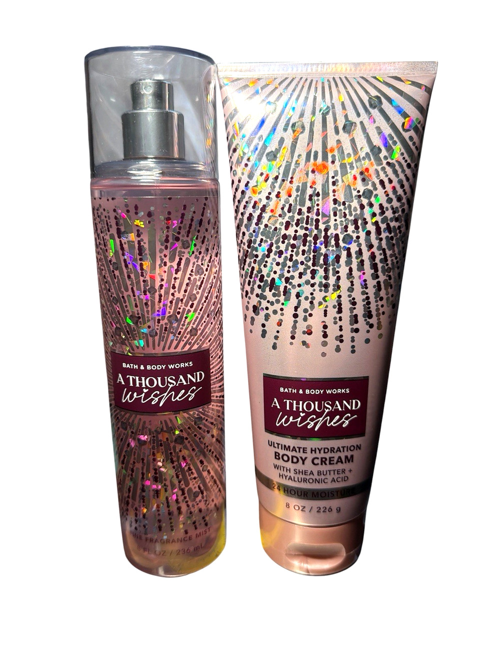 Bath & Body Works A Thousand Wishes Fine Fragrance Mist And Body Cream Duo Set